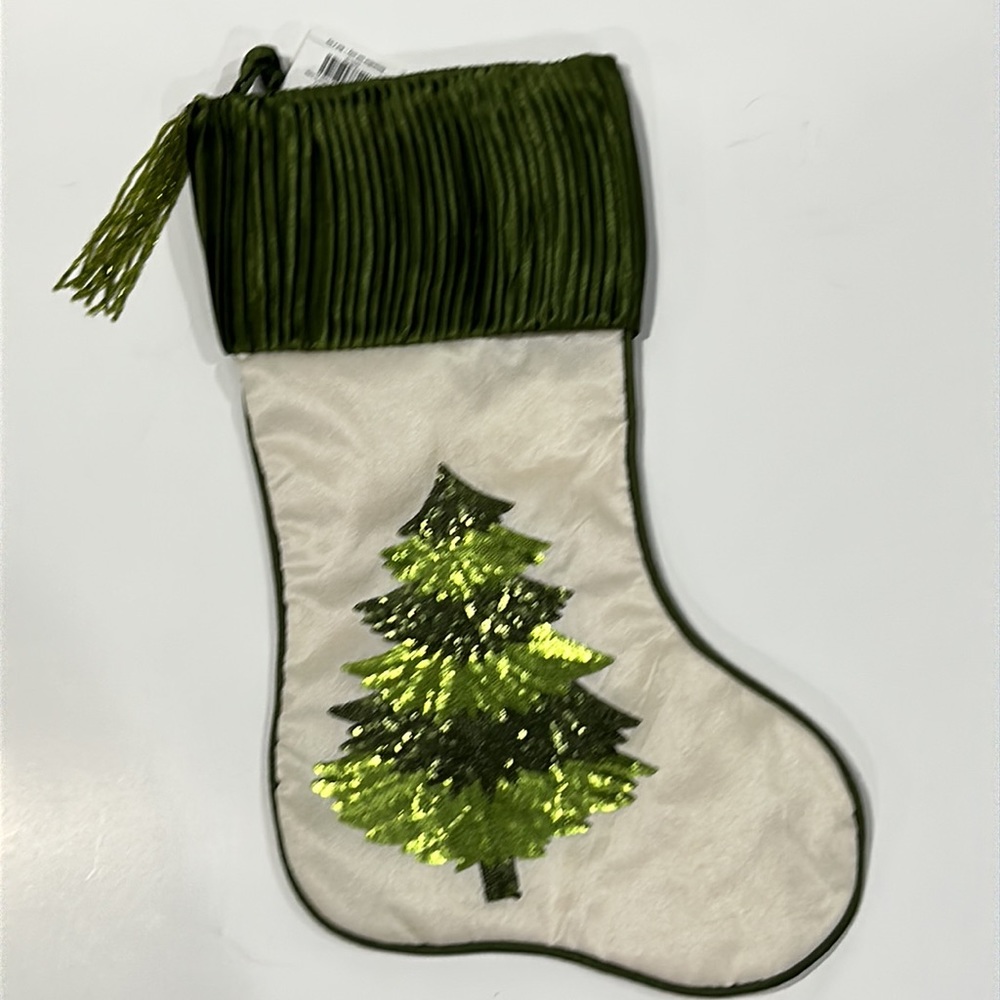 Christmas Stocking with Sequins
